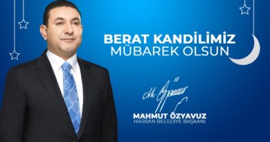 BAŞKAN ÖZYAVUZ: BERAT KANDİLİ MÜBAREK RAMAZAN’I ŞERİFİN HABERCİSİDİR