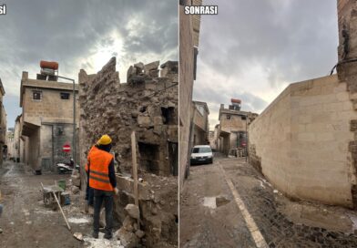 ŞANLIURFA’DA DEPREM SONRASI TARİHİ SOKAKLAR YENİLENİYOR