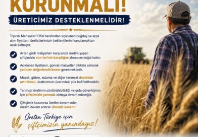 ÇİFTÇİMİZİN EMEĞİ KORUNMALI, ÜRETİCİMİZ DESTEKLENMELİDİR ÇİFTÇİMİZİN EMEĞİ KORUNMALI, ÜRETİCİMİZ DESTEKLENMELİDİR